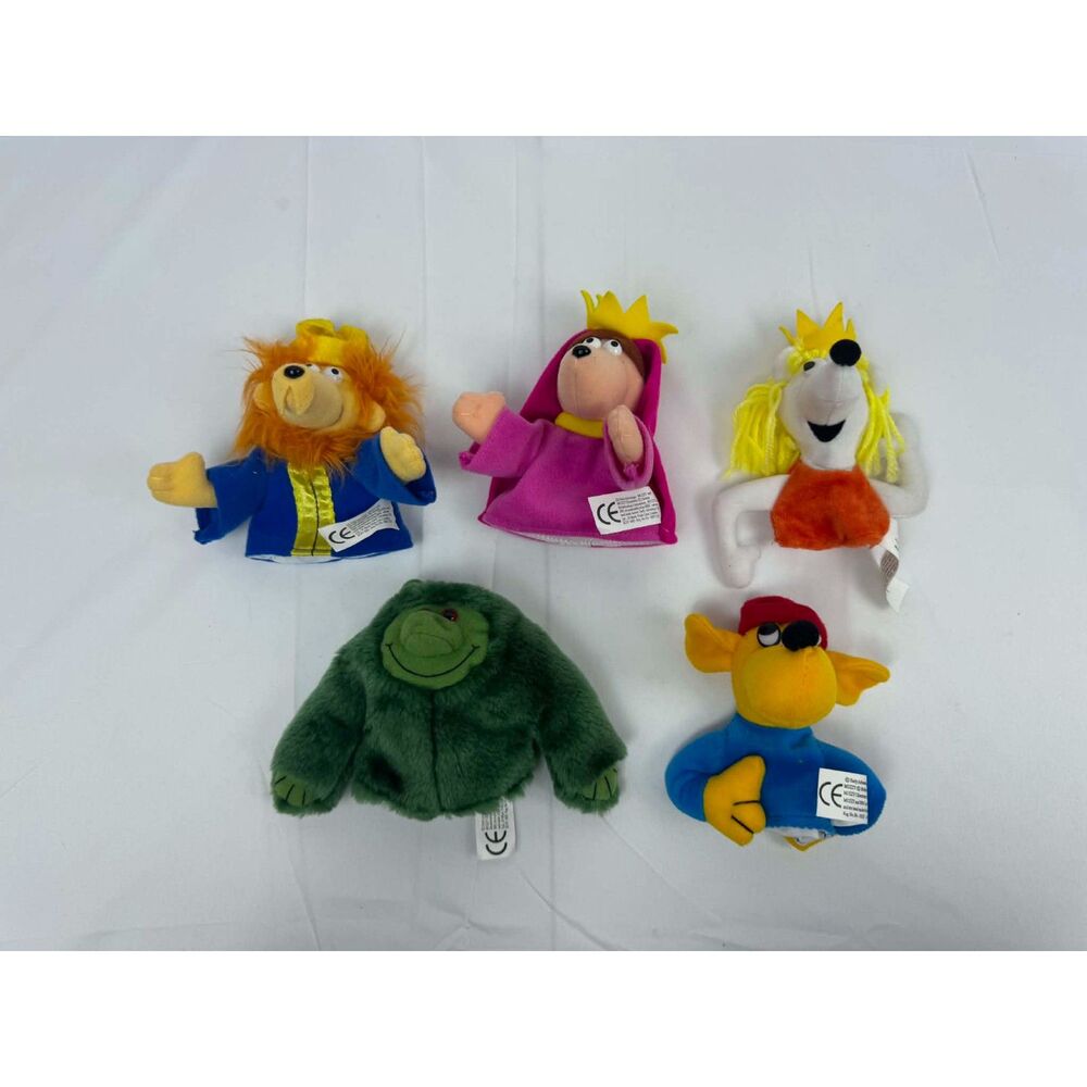 Muzzy Finger Puppet Set Early Advantage Muzzy Nigel Elza Sylvia Bob